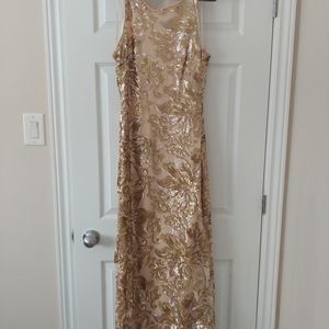 Sequin Rose Gold Gown
